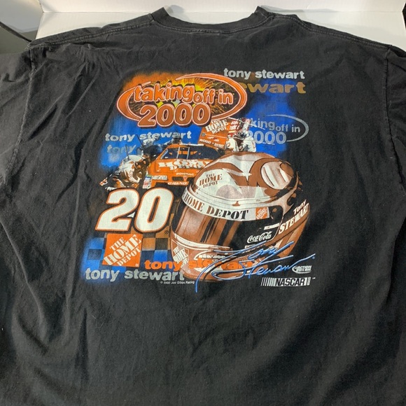 Tony Stewart graphic T-shirt. Vintage 2000 Home Depot. - Picture 5 of 5
